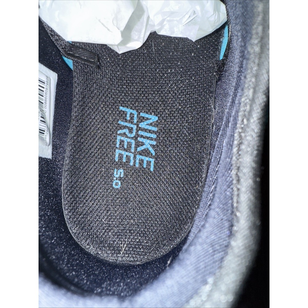 Nike Free TR Flyknit Training Shoes - Women Size 10.5 Green‎ Blue Athletic Shoes - Picture 8 of 10